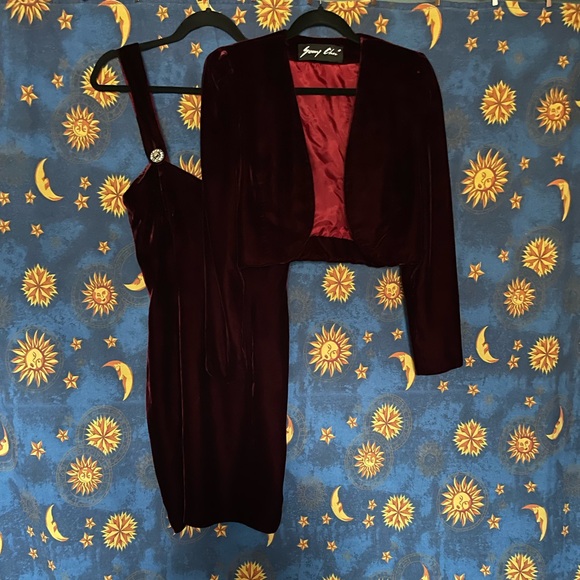 Velvet 2 piece Sunny Choi dress and jacket - Picture 12 of 14